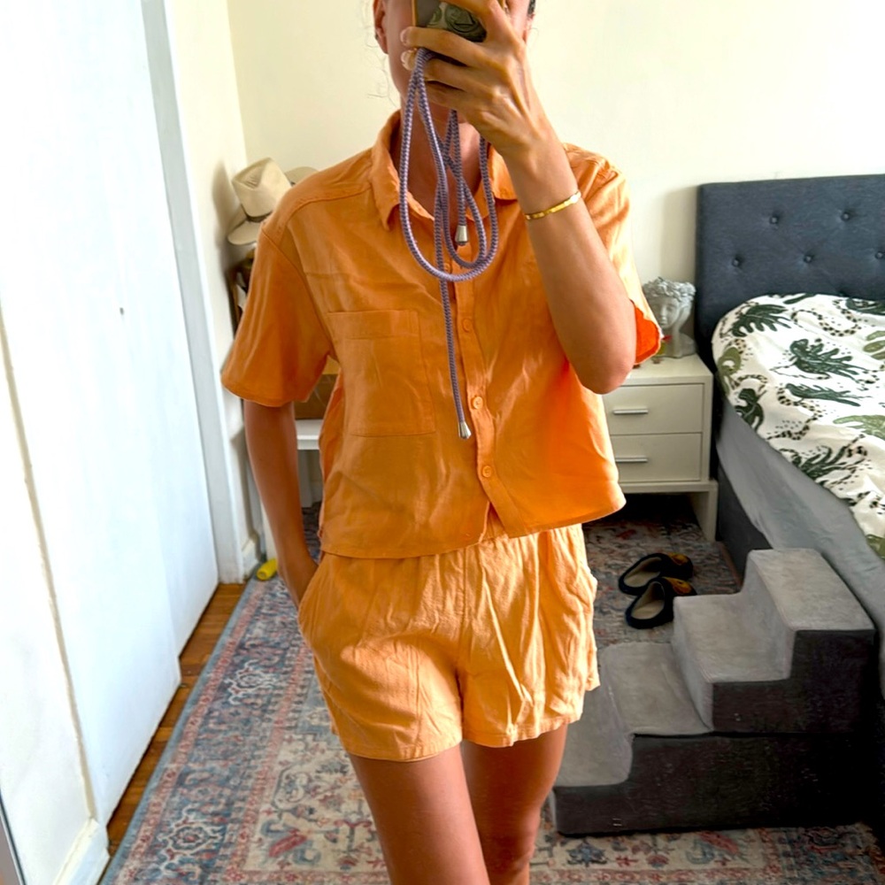 Hollister set XS top and S shorts